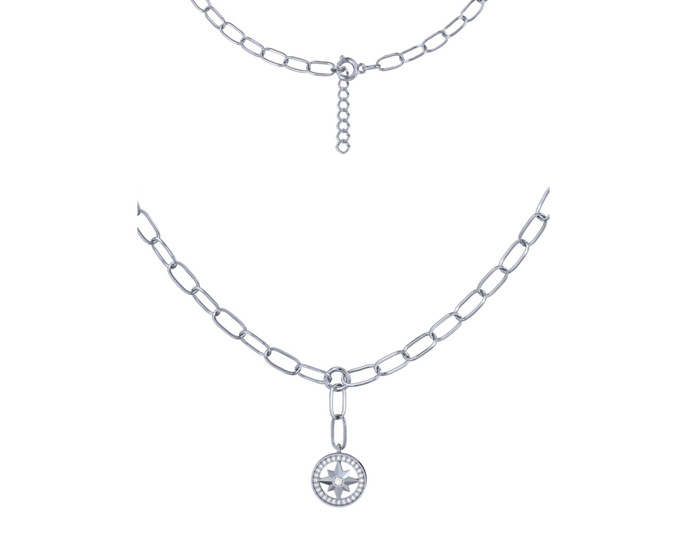 Колье из серебра