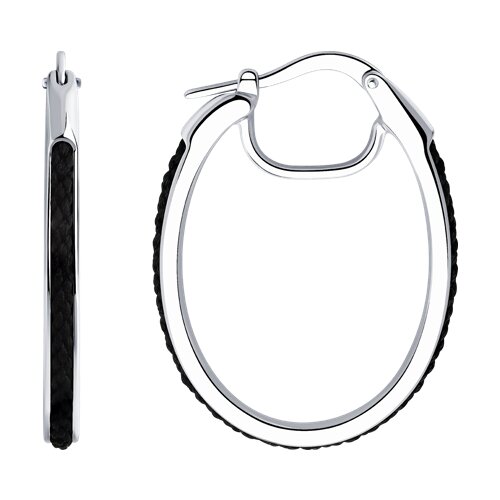 серьги из серебра