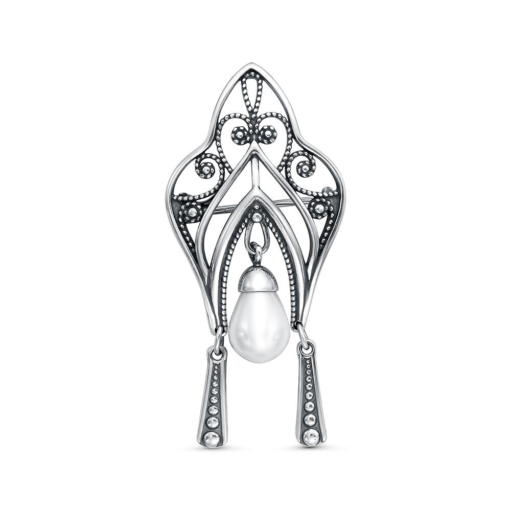 Брошь из серебра