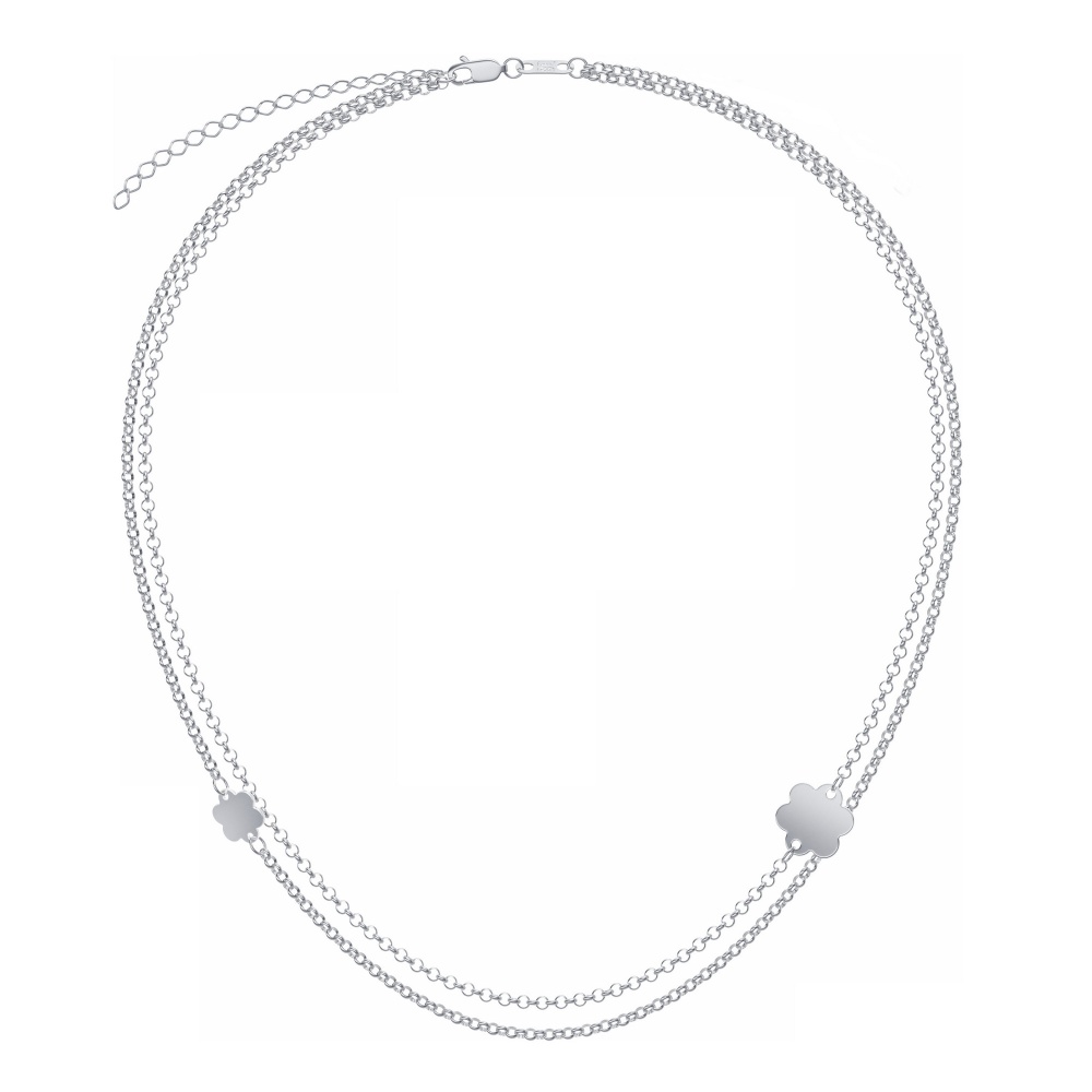 Колье из серебра