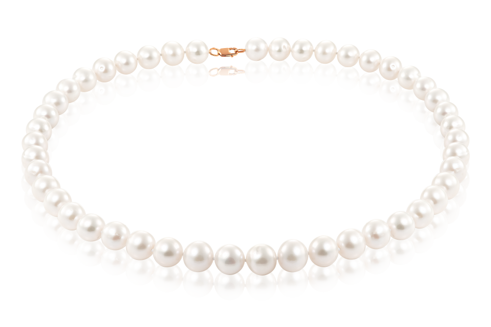 Бусы из золота жемчугом