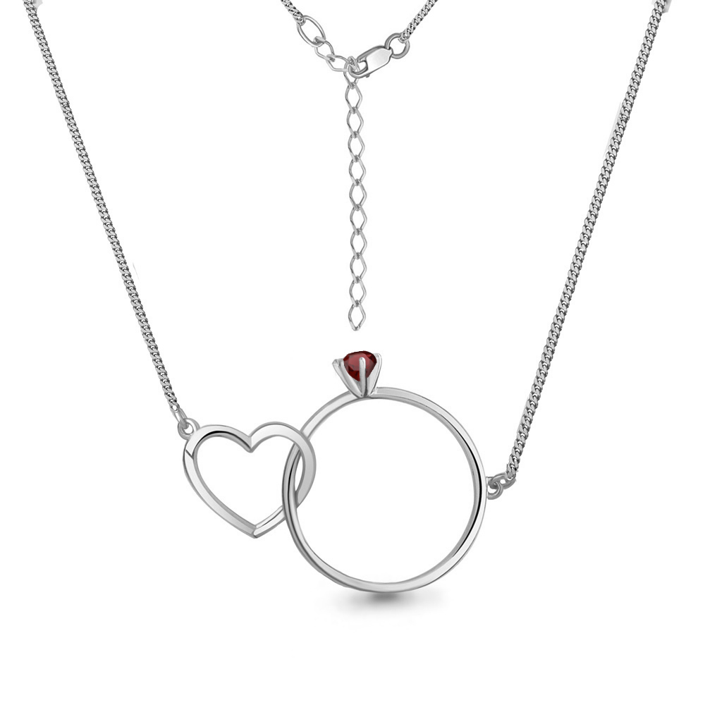 Колье из серебра 