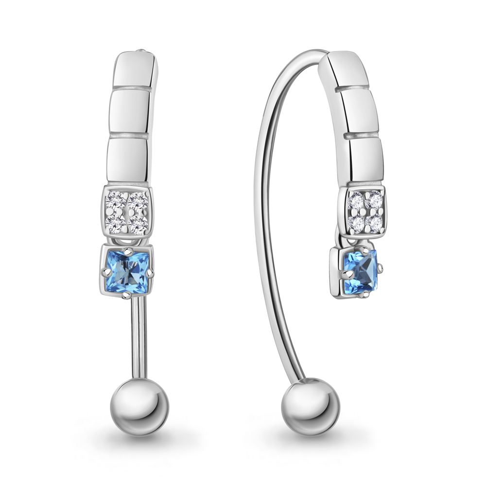 Серьги из серебра