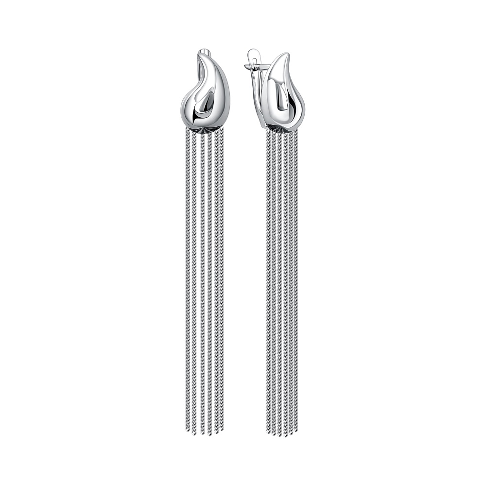 Серьги из серебра