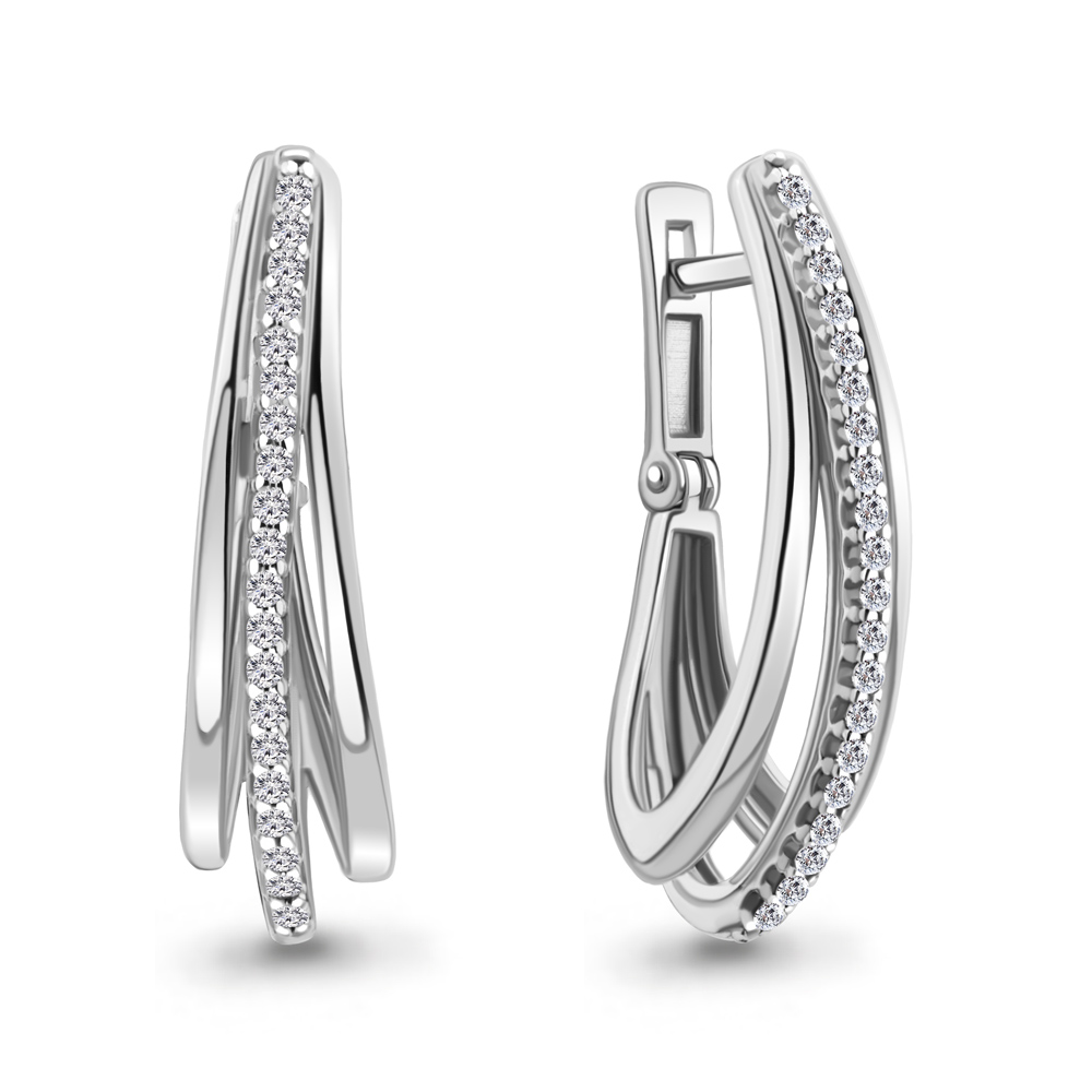 Серьги из серебра