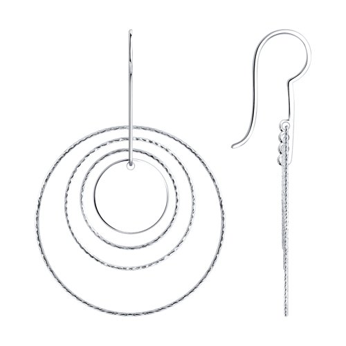 Серьги из серебра