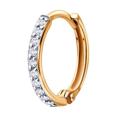 Серьга из золота