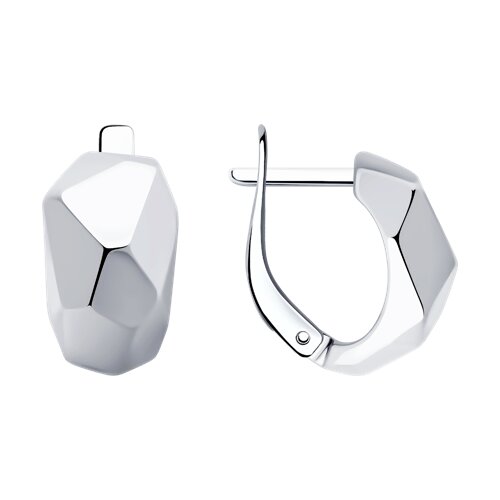 серьги из серебра