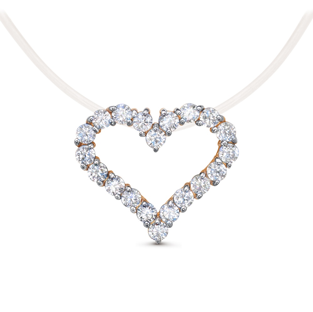 Колье из золота с фианитами