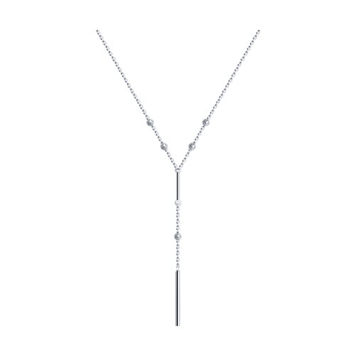 колье из серебра