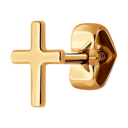 серьга из золота