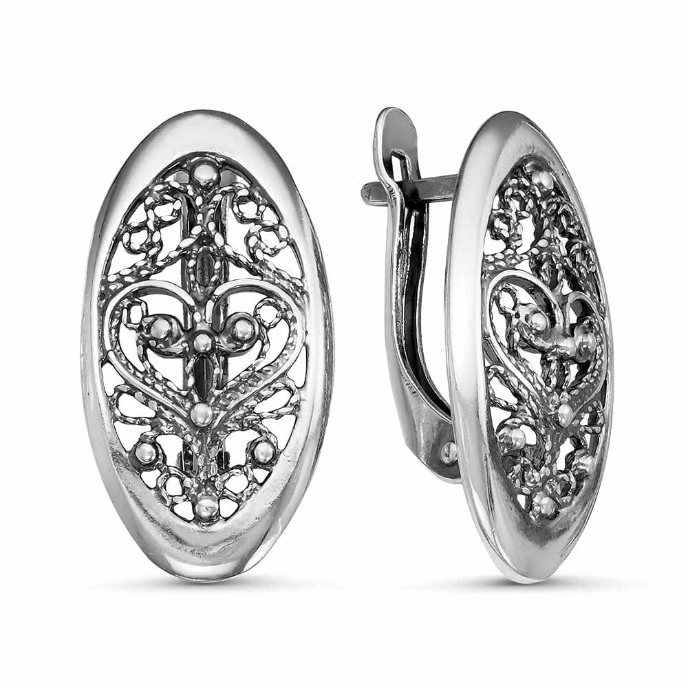 Серьги из серебра