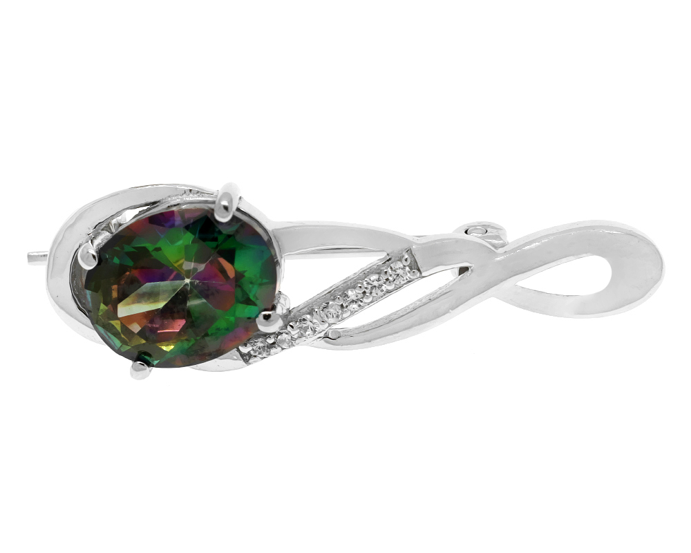 Брошь из серебра