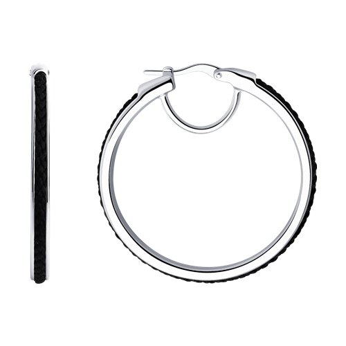 серьги из серебра