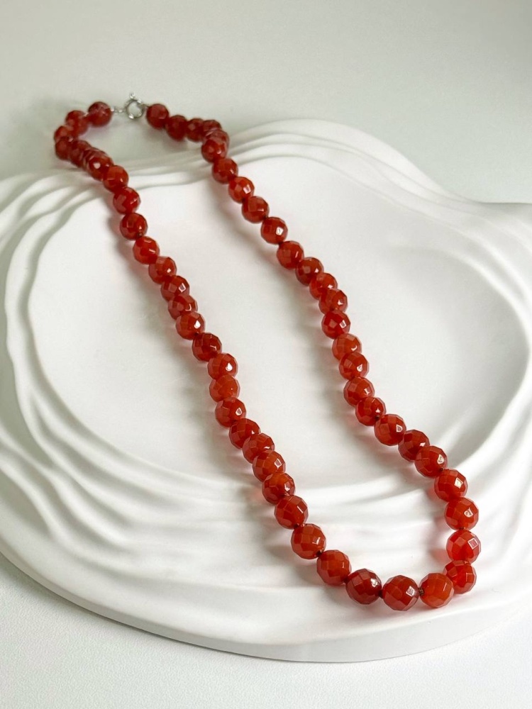 Бусы из серебра