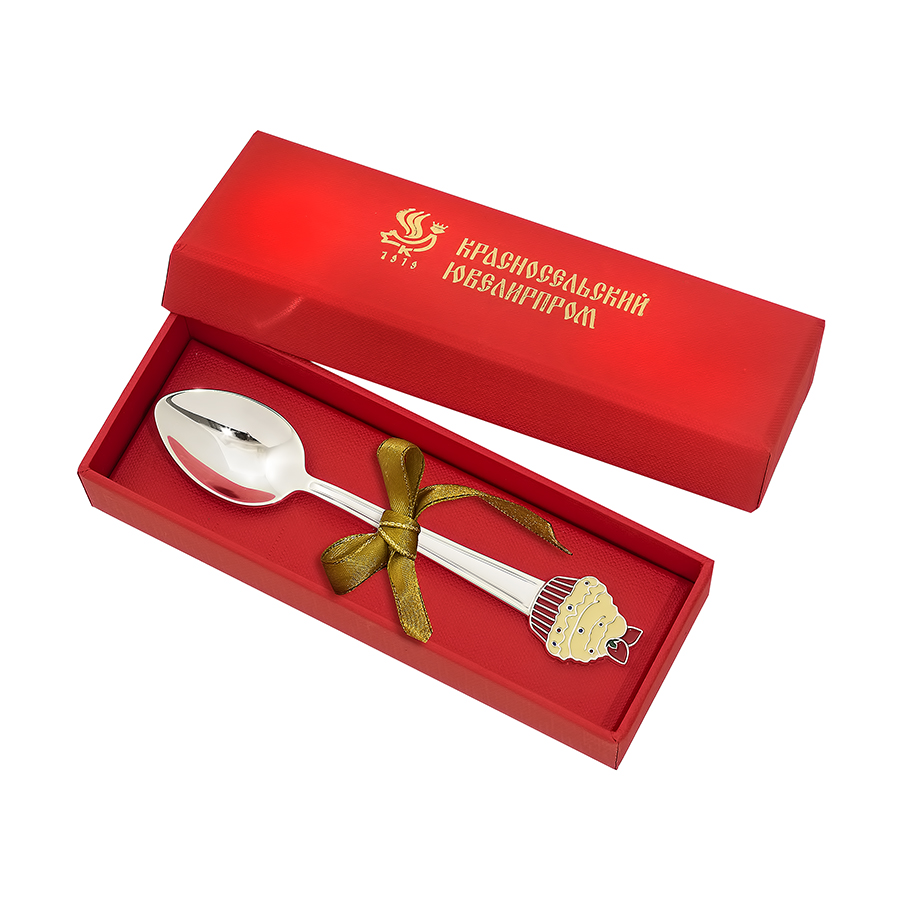 Ложка детская из серебра