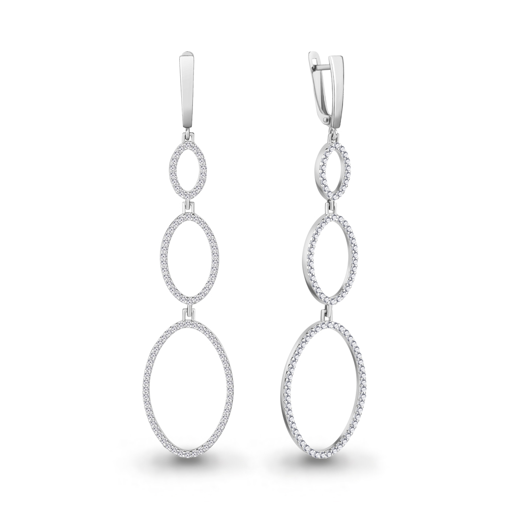 Серьги из серебра