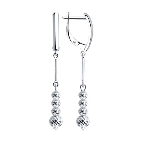 серьги из серебра