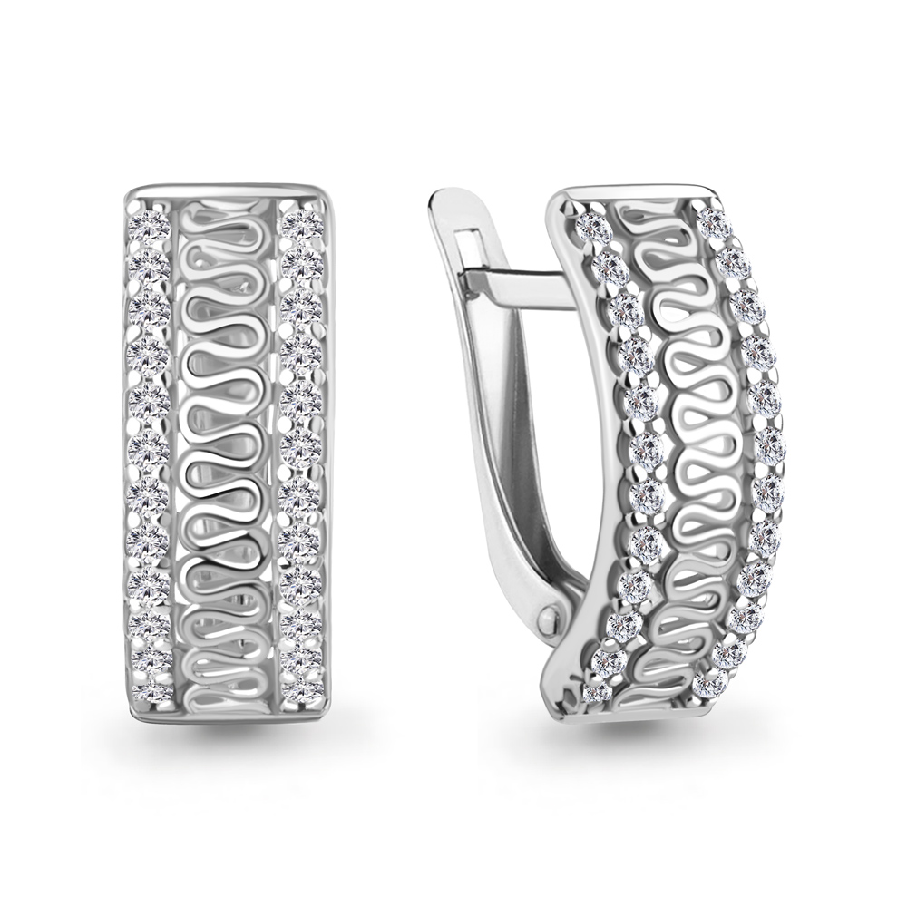 Серьги из серебра