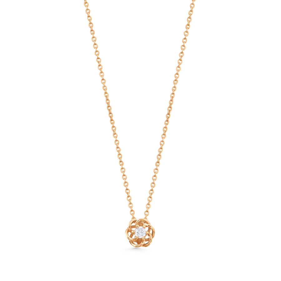 Колье из золота с фианитом