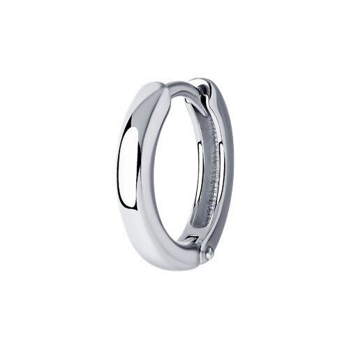 серьга из серебра