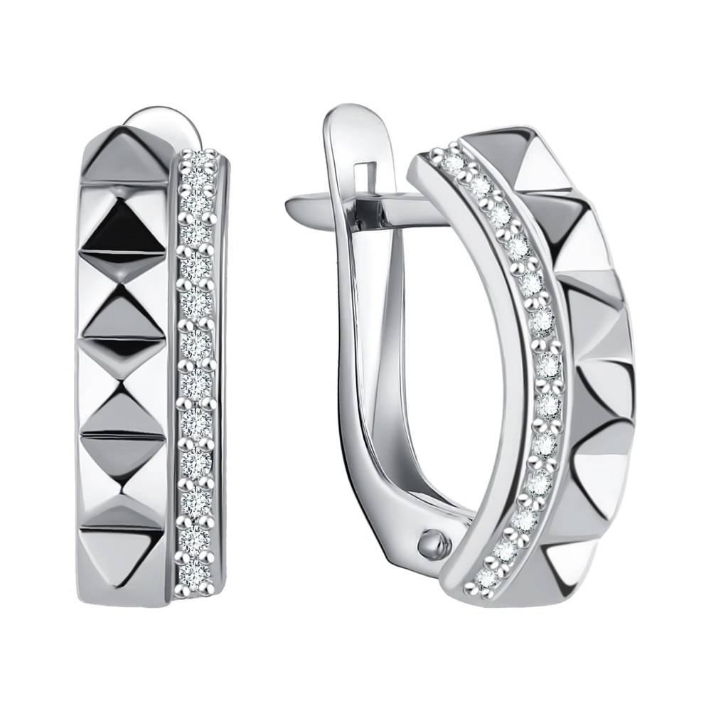 Серьги из серебра