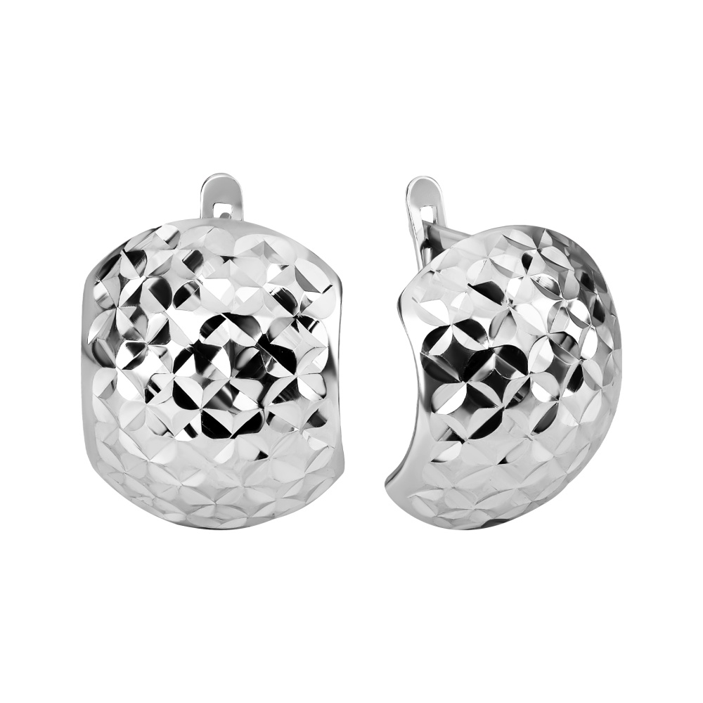 Серьги из серебра