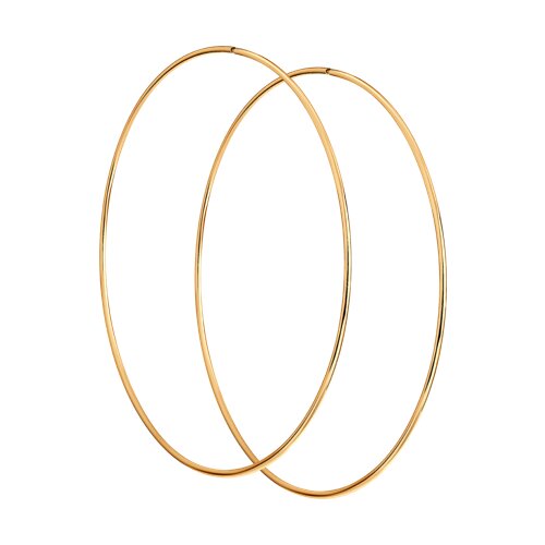 серьги из золоченого серебра