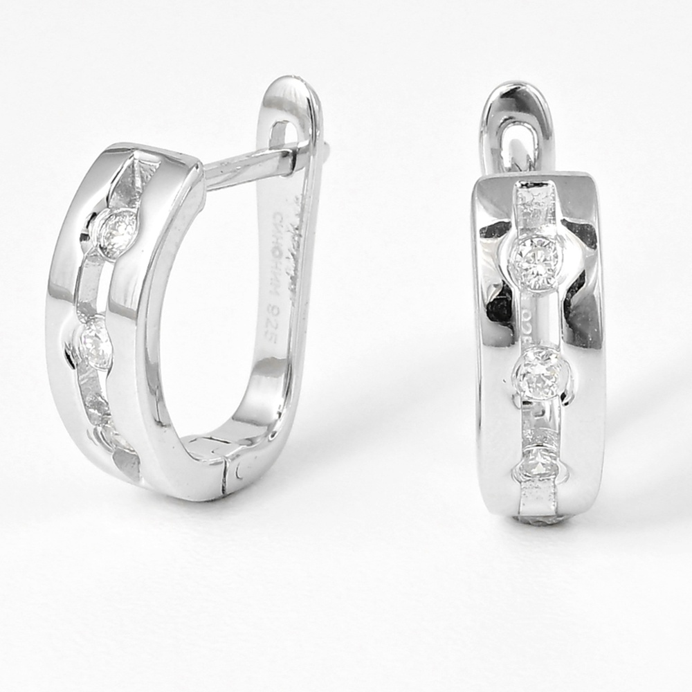 Серьги из серебра