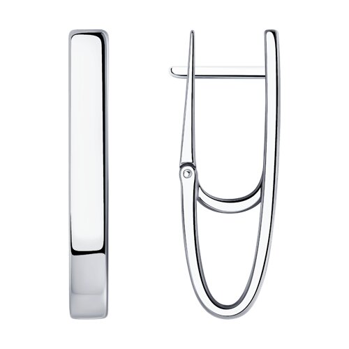 серьги из серебра