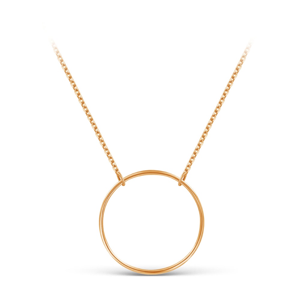 Колье из золоченого серебра