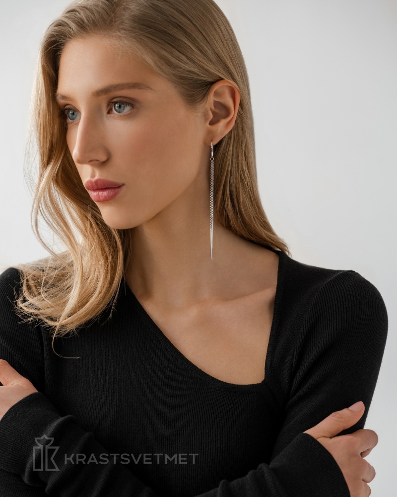 Серьги из серебра