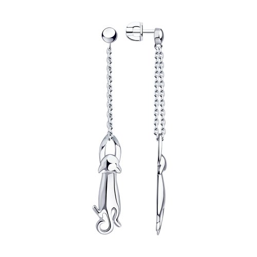 Серьги из серебра