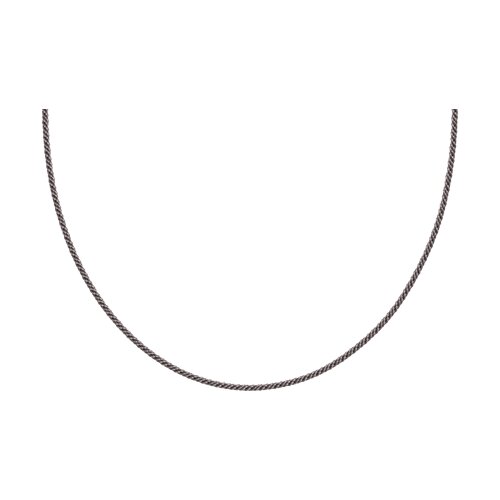 шнур с замком из серебра