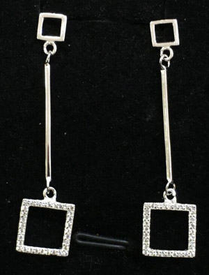 Серьги из серебра