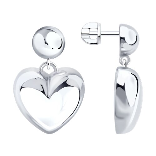 серьги из серебра