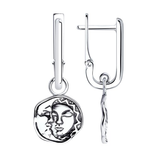 серьги из серебра