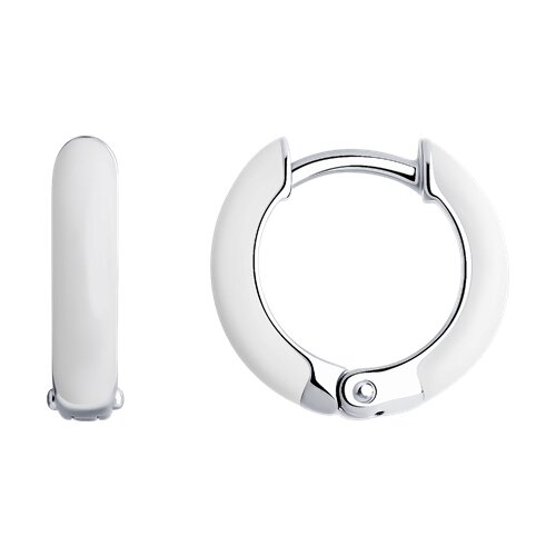 серьги из серебра с эмалью