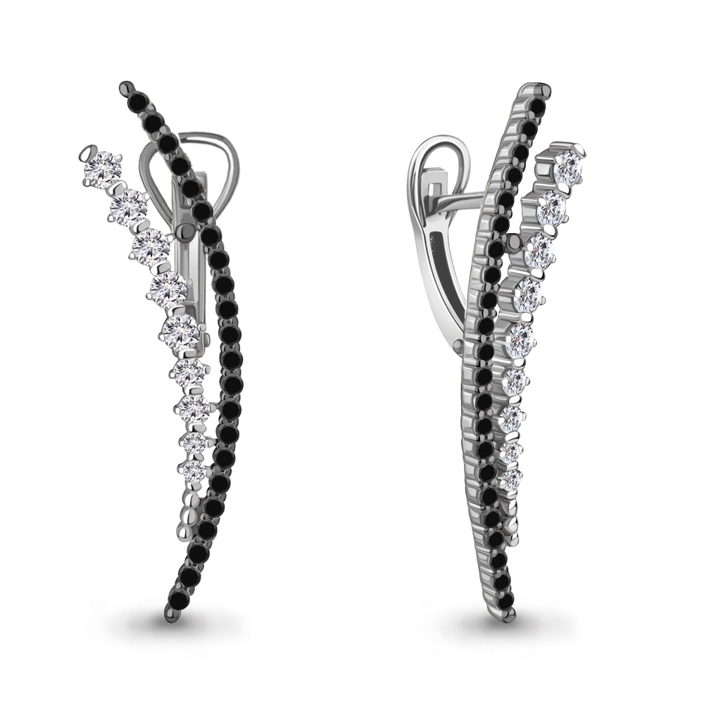 Серьги из серебра