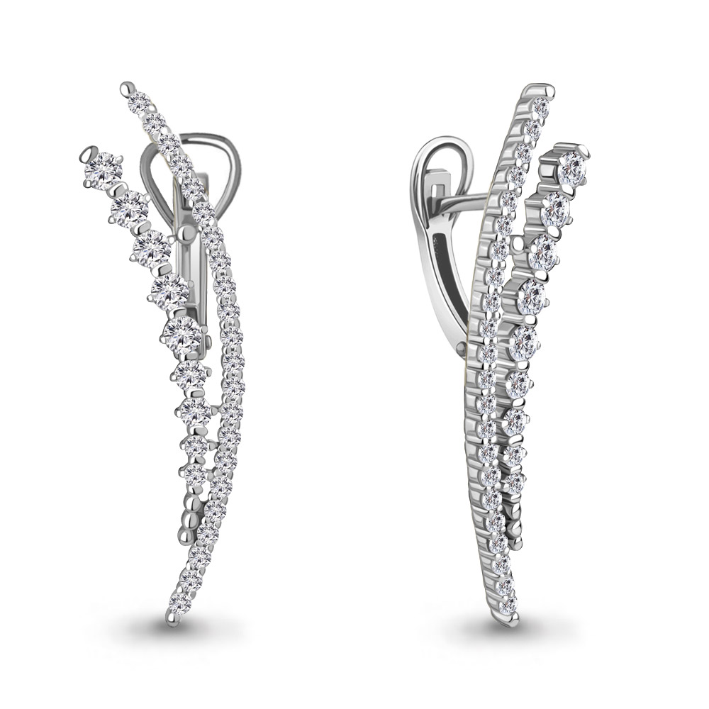 Серьги из серебра