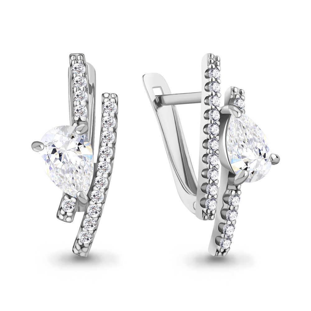 Серьги из серебра