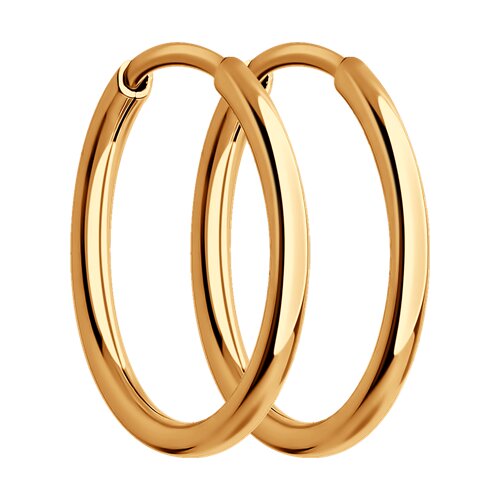 серьги конго из золота