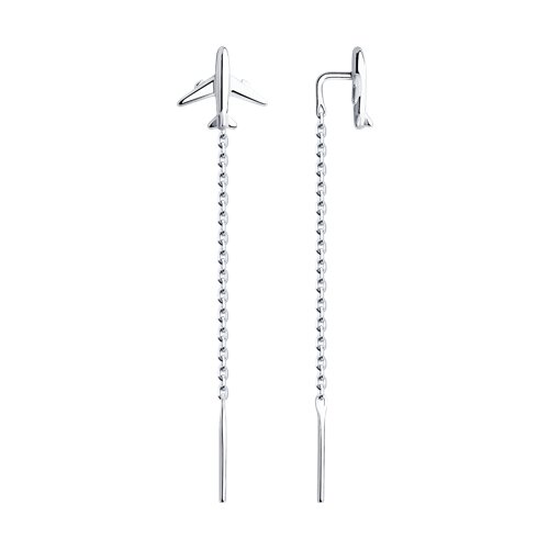 серьги из серебра