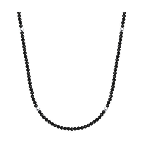 колье из серебра с шпинелью