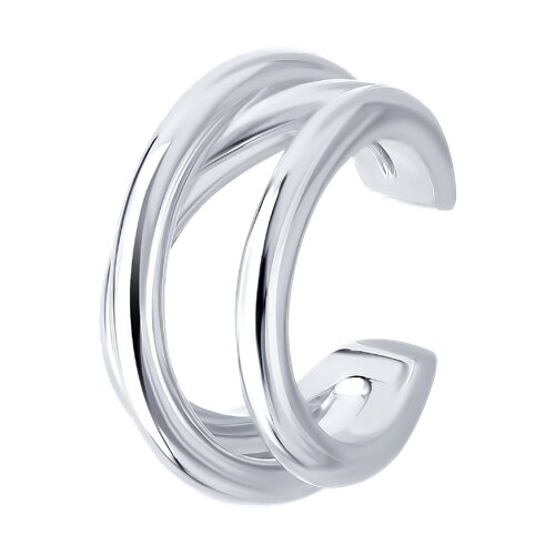 серьга из серебра