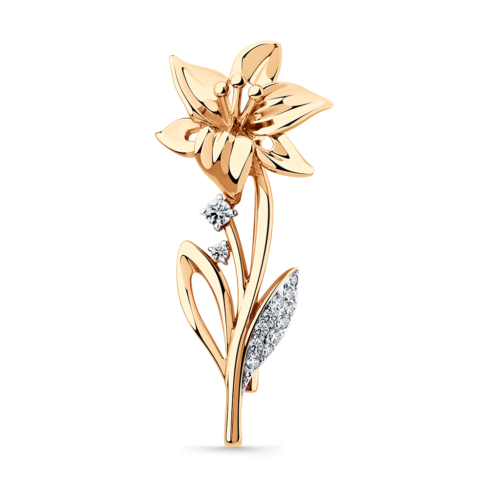 Брошь из золота