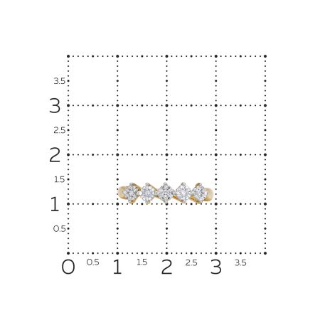 Кольцо из золота с бриллиантами