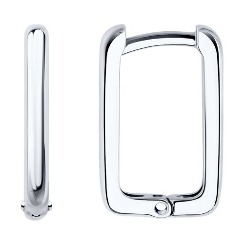 серьги из серебра