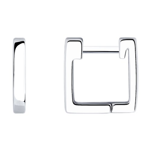 серьги из серебра