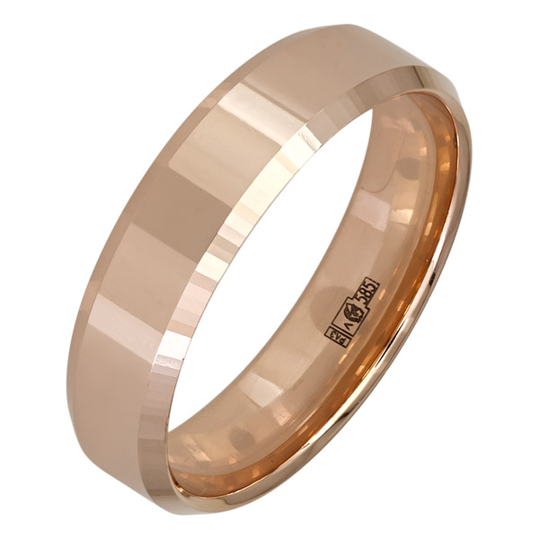 Кольцо обручальное из золота